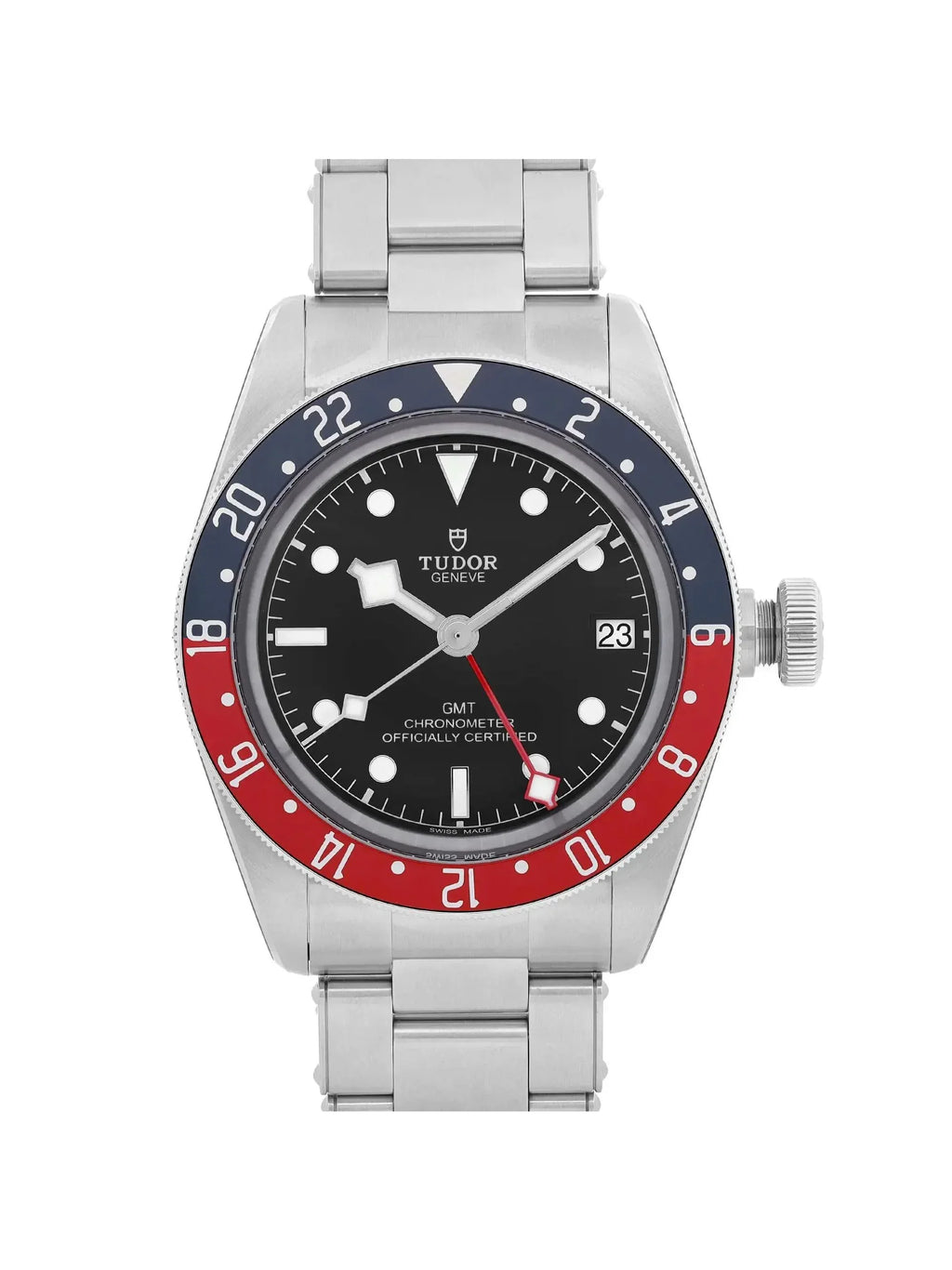 Watch New Black Black Automatic GMT Men Steel 79830RB Bay Heritage Tudor Dial