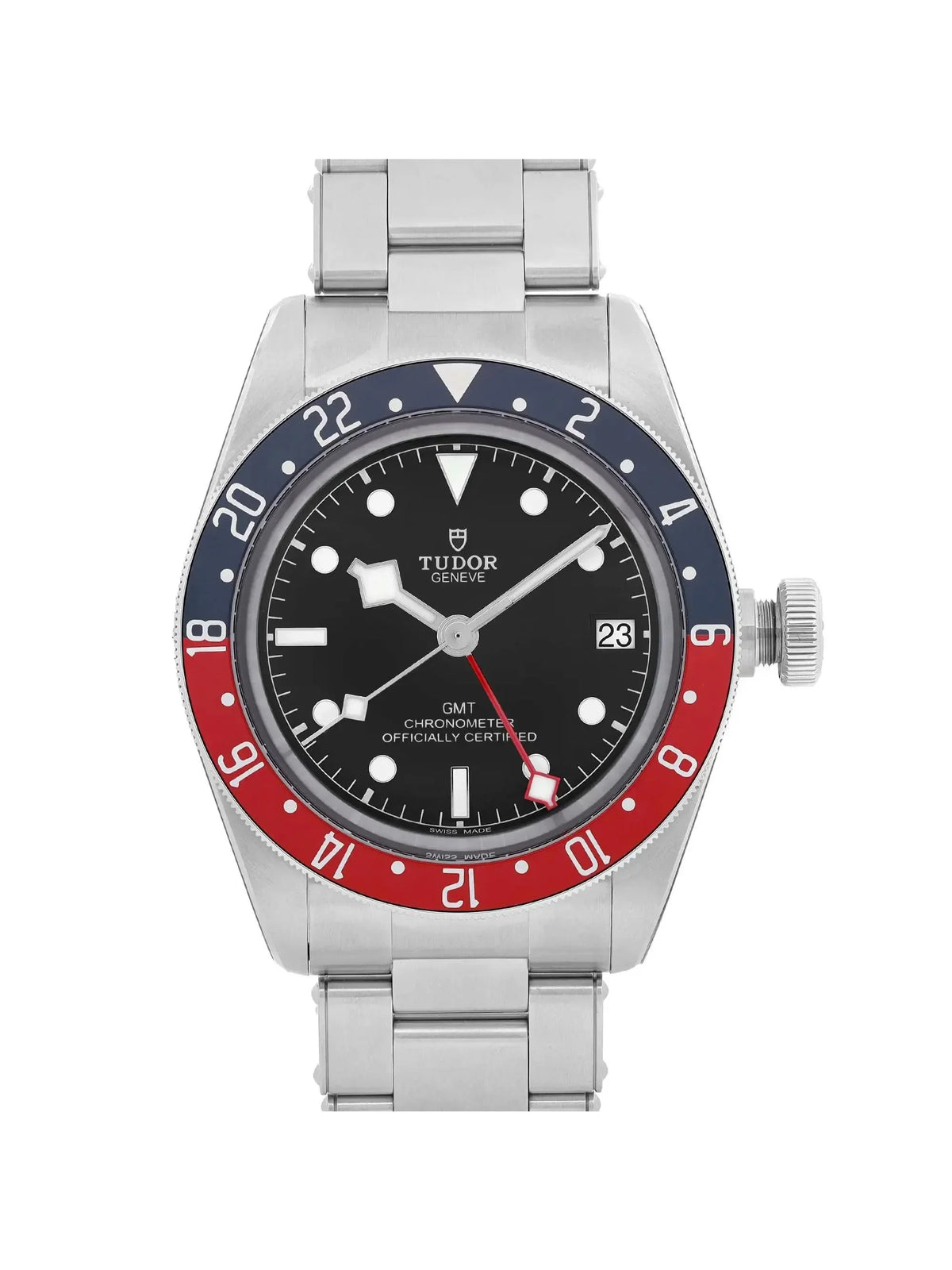 Watch New Black Black Automatic GMT Men Steel 79830RB Bay Heritage Tudor Dial