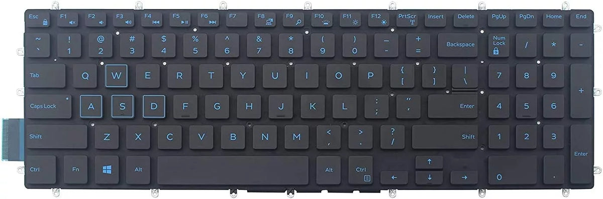 15 (Without G5 15 G7 Laptop 17 7588 Keyboard Backlit G3 New 7790 3579 G3 15 Blue Backlight English G5 Font US palmrest) G7 5590 5587 Replacement 3590 15 G3 3779 7590 Light 15 for