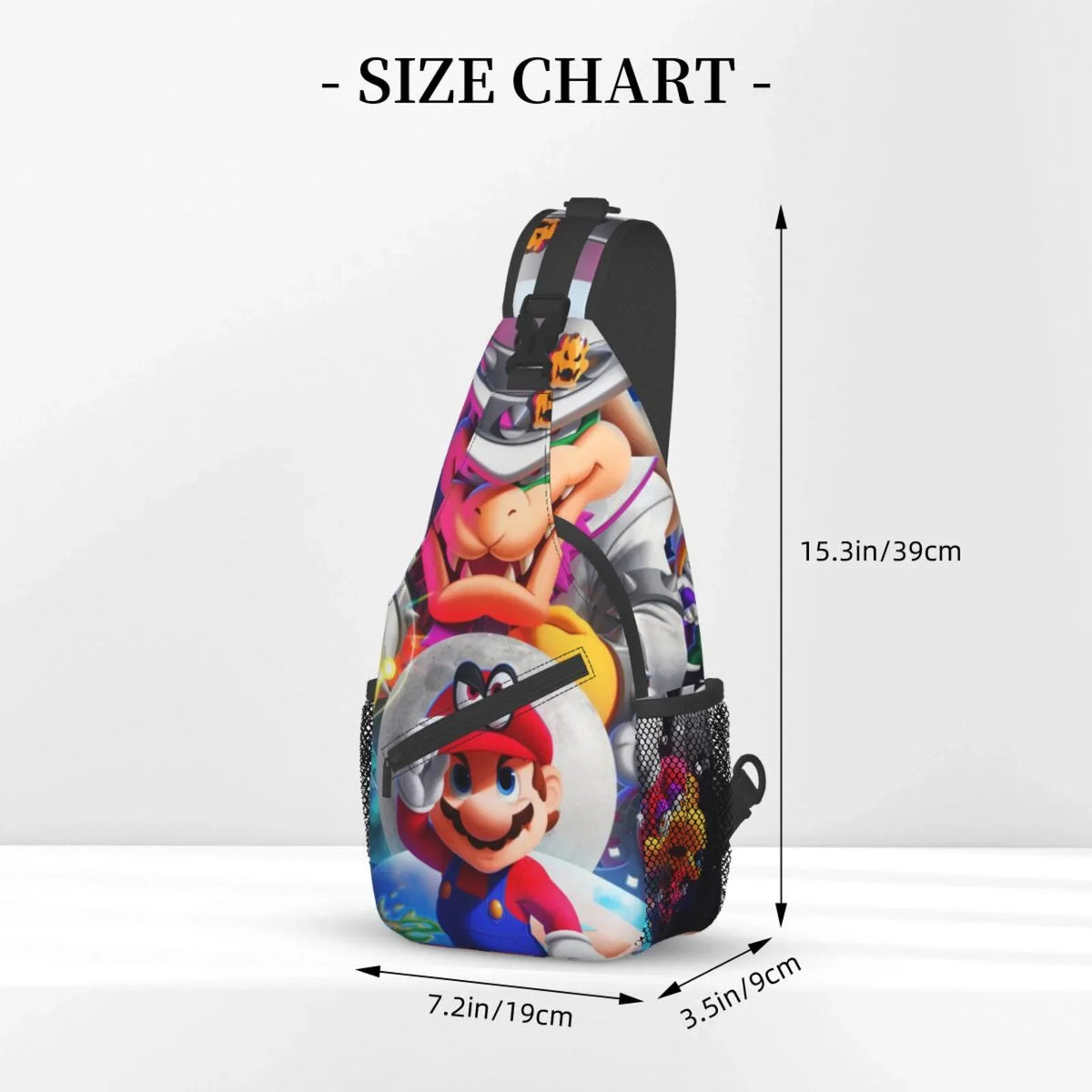 Unisex Bag Shoulder Daypack Super Mario Travel For Odyssey Bags Backpack Women Crossbody Chest Men Gifts Sling Hiking