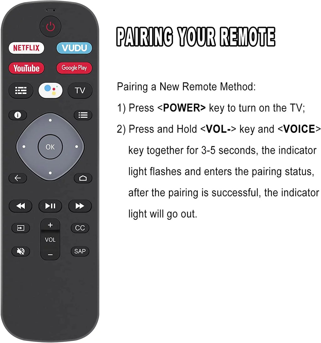 Series for 5806 5604 5766 Control 5704 Voice Series 5000 Series New Philips Replacement Remote Series URMT26RST004