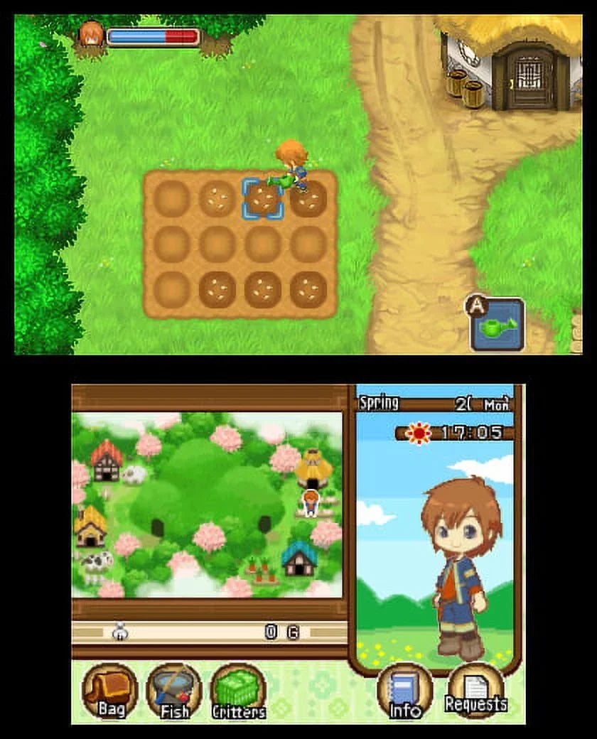 3DS - Tale of Towns Nintendo Two Moon: Harvest