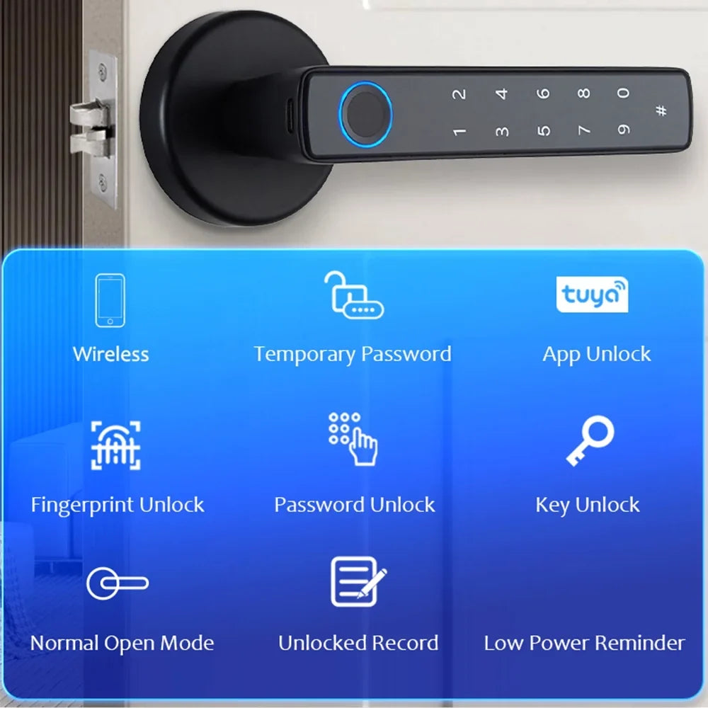 Lock Lock Anself Smart Entry Wafu Keyless Door
