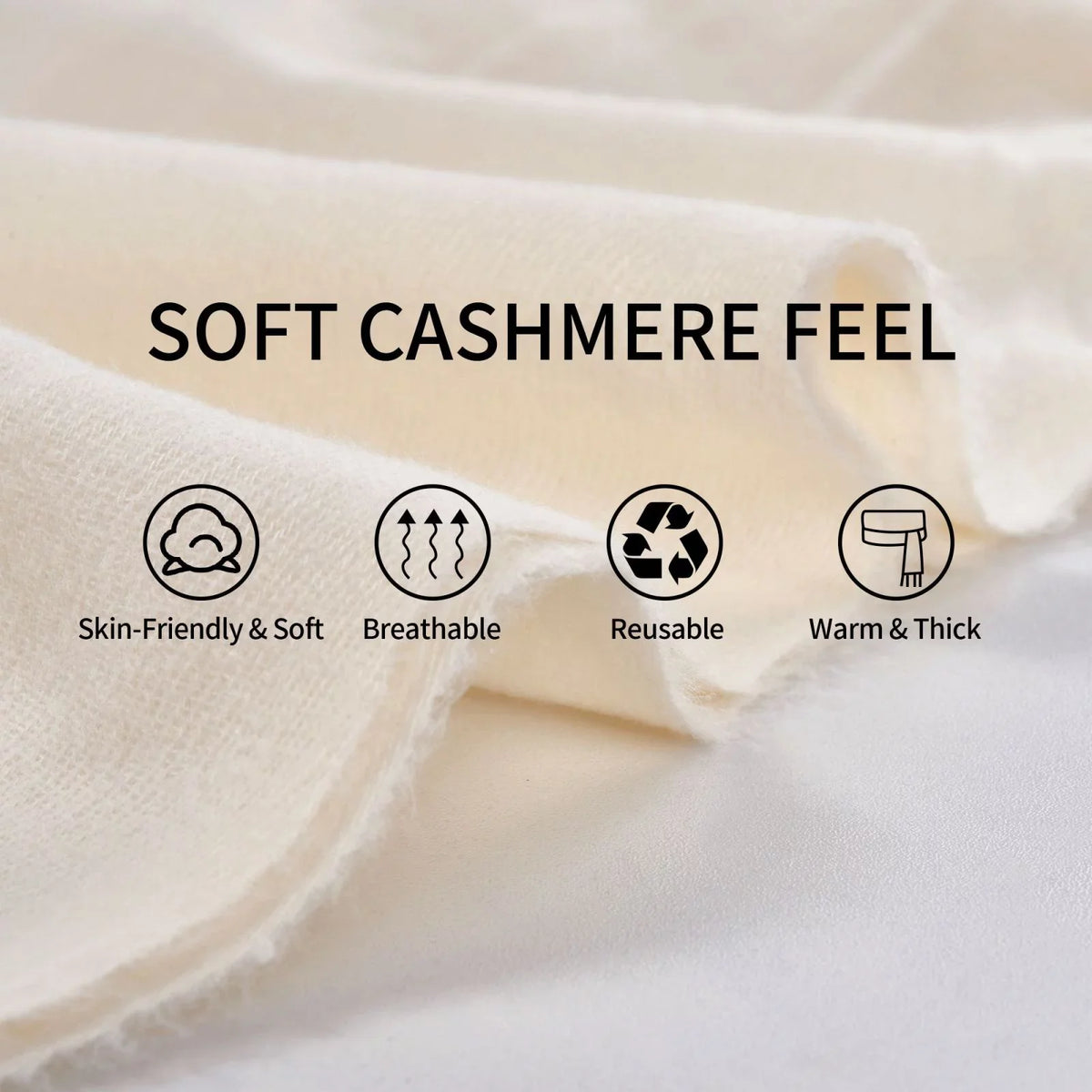 Winter Warm Wrap Cashmere Mardi Large Art Shawl Feel Gras Soft Scarf Scarves Women Print Bingfone Gifts- For Neon Elegant