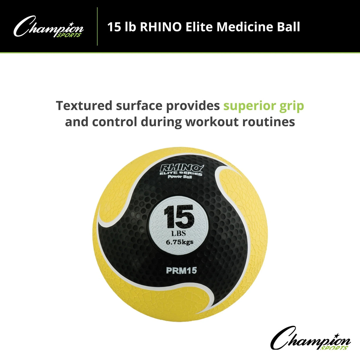 Ball Medicine Rhino® Elite Champion Sports 15lb