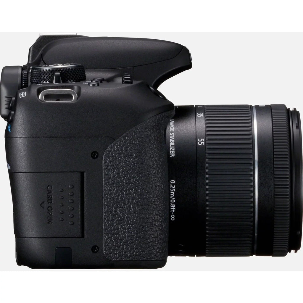Megapixel 0.71", 800D Black 2.17", Lens, with SLR EOS Digital Camera Canon 24.2