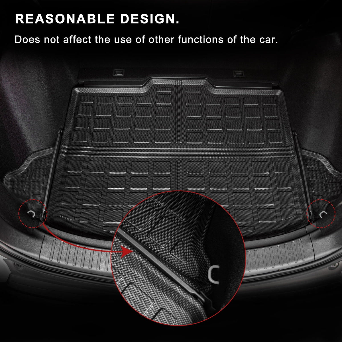 Liner 2024 Mat Accessories climate Cargo Honda Mat Trunk 2023 Fit Cargo Non-Hybrid 2023 CR-V CRV Fuel All