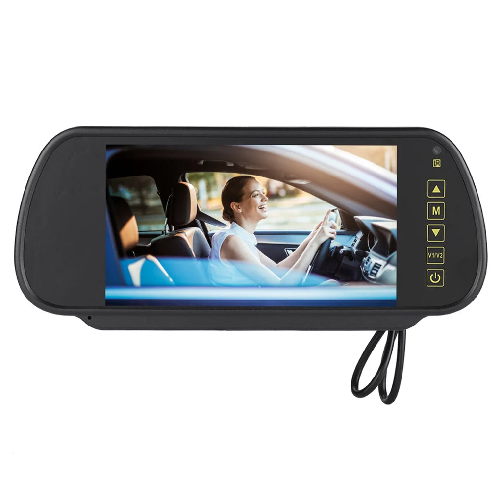 Camera View Mirror Auto Mirror Bracket Car Dimming Rearview Monitor Rearview 7inch Rear LCD With -