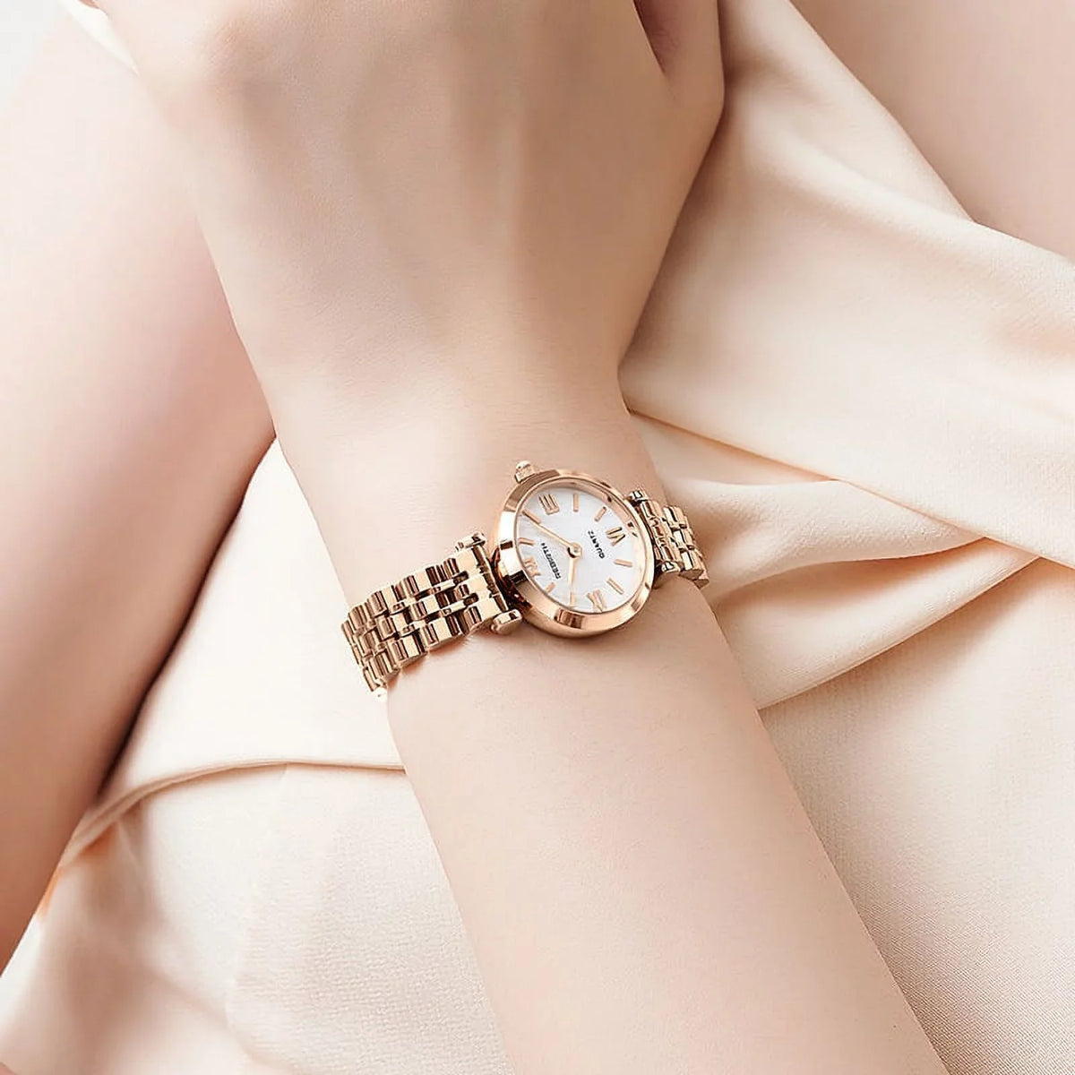 Female Stainless 2022 Rose Stylish Ladies Fashion Watch Quartz Watches Steel Wrist Desgin Gold Watch Creative reloj Women for