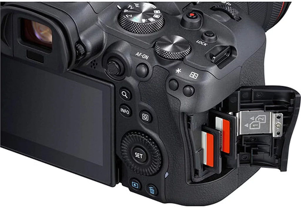 USM Memory + Filters RF R6 Lens f/4 42pc F/4-5.6 Camera 24-105mm f/1.8 Tripod is RF + + with EOS L Bundle Mirrorless Canon + 128GB 75-300mm III Digital + Lens STM Case + Lens 50mm