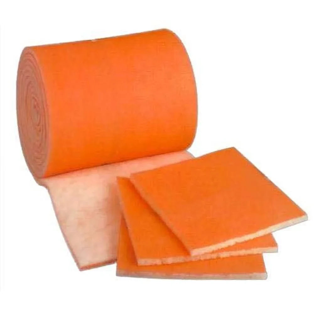 HVAC/Air Media a Filter Dry Tackifier Orange/White Media 25 Roll, with 1 x inch Heavy inch x Polyester MERV8 Foot 10 -