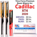 w/Rear of XT4 Wiper Cadillac Performance (Set 3) Beam 2020 Wipers
