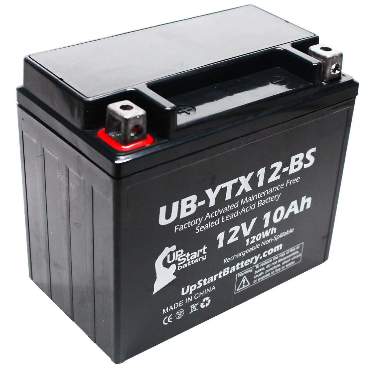 Factory 2002 UpStart CC 1000 Motorcycle Maintenance 10Ah, Activated, GSX-R1000 Battery Battery - Replacement 12V, UB-YTX12-BS Free, Suzuki