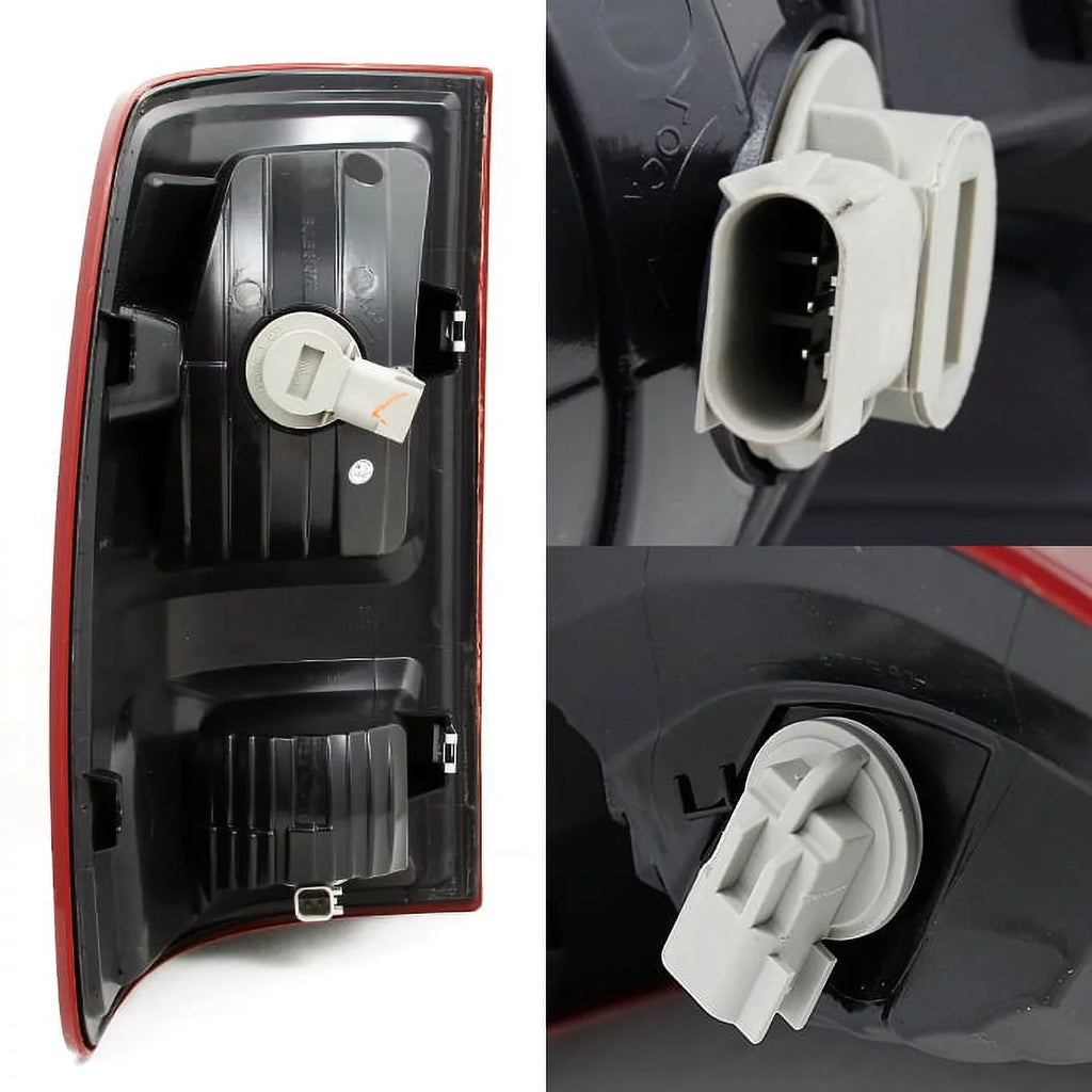 AKKON 2500 Lamp 1500 10-18 Smoked For | Red Ram Brake Dodge Smoke 2009-2018 3500 - Ram Taillights + LED 3Rd