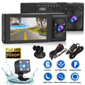Backup with 3 Dual Camera Dash Vision, G-Sensor Camera, 1080P Night Front Rear, Car Channel Dash and Cam Cam TSV DVR