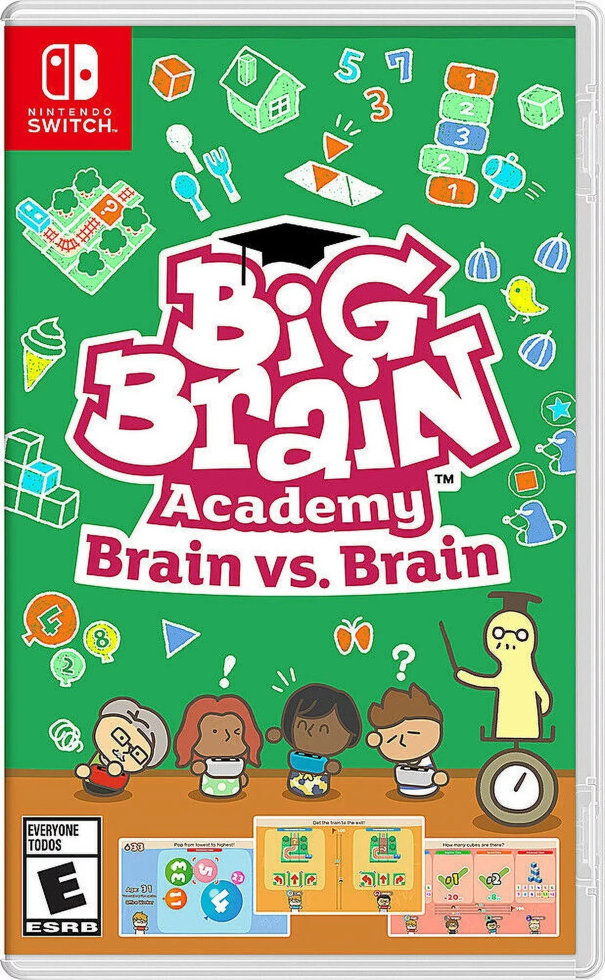 OLED vs. Switch, Nintendo Academy: Switch Brain Nintendo - Big Brain Brain ...