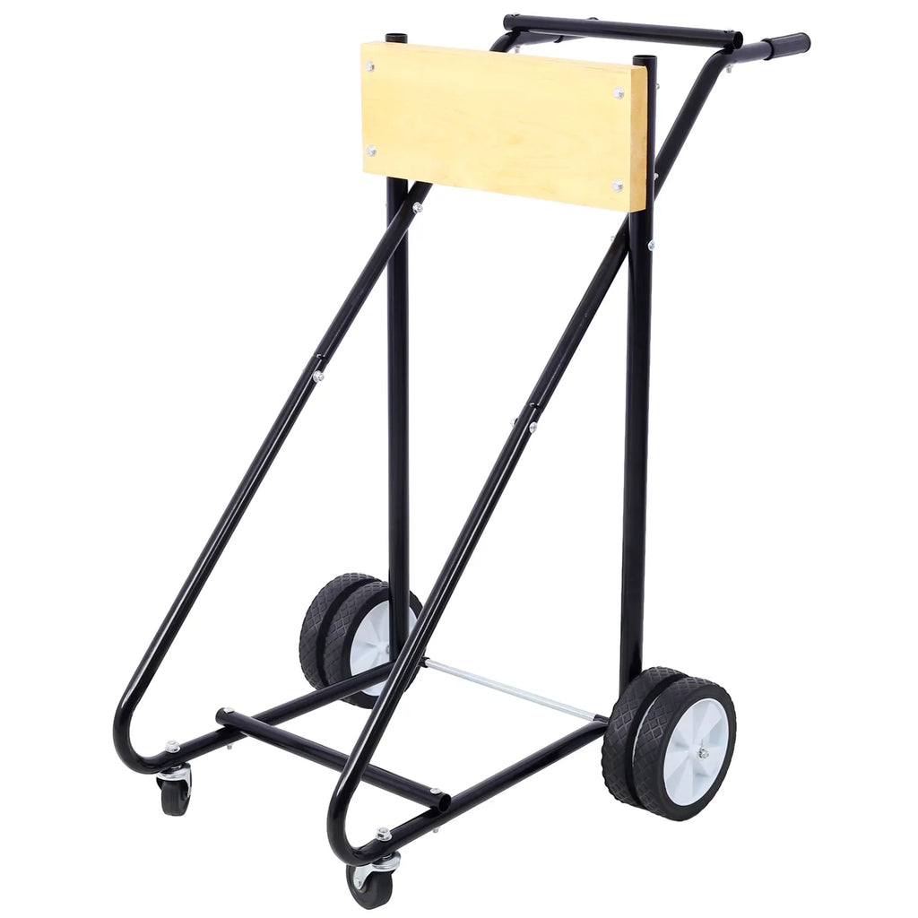 for Garage Perfect with Capacity, for Storage Outboard Easy 315lbs Boat and Wheels Mobility Motor Steel - Stand, Maintenance