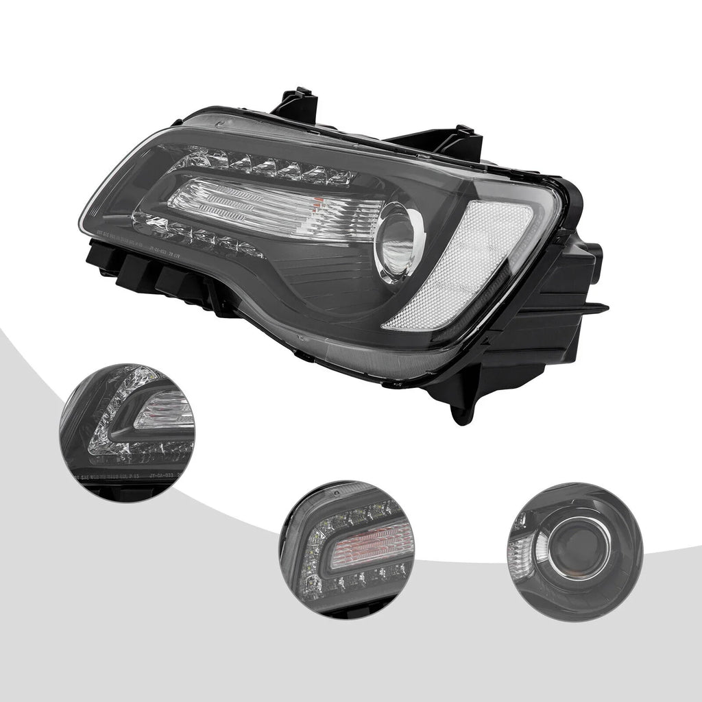 for Left New Driver 2015 Chrysler 2016 2017 Assembly Halogen Headlight Side 300