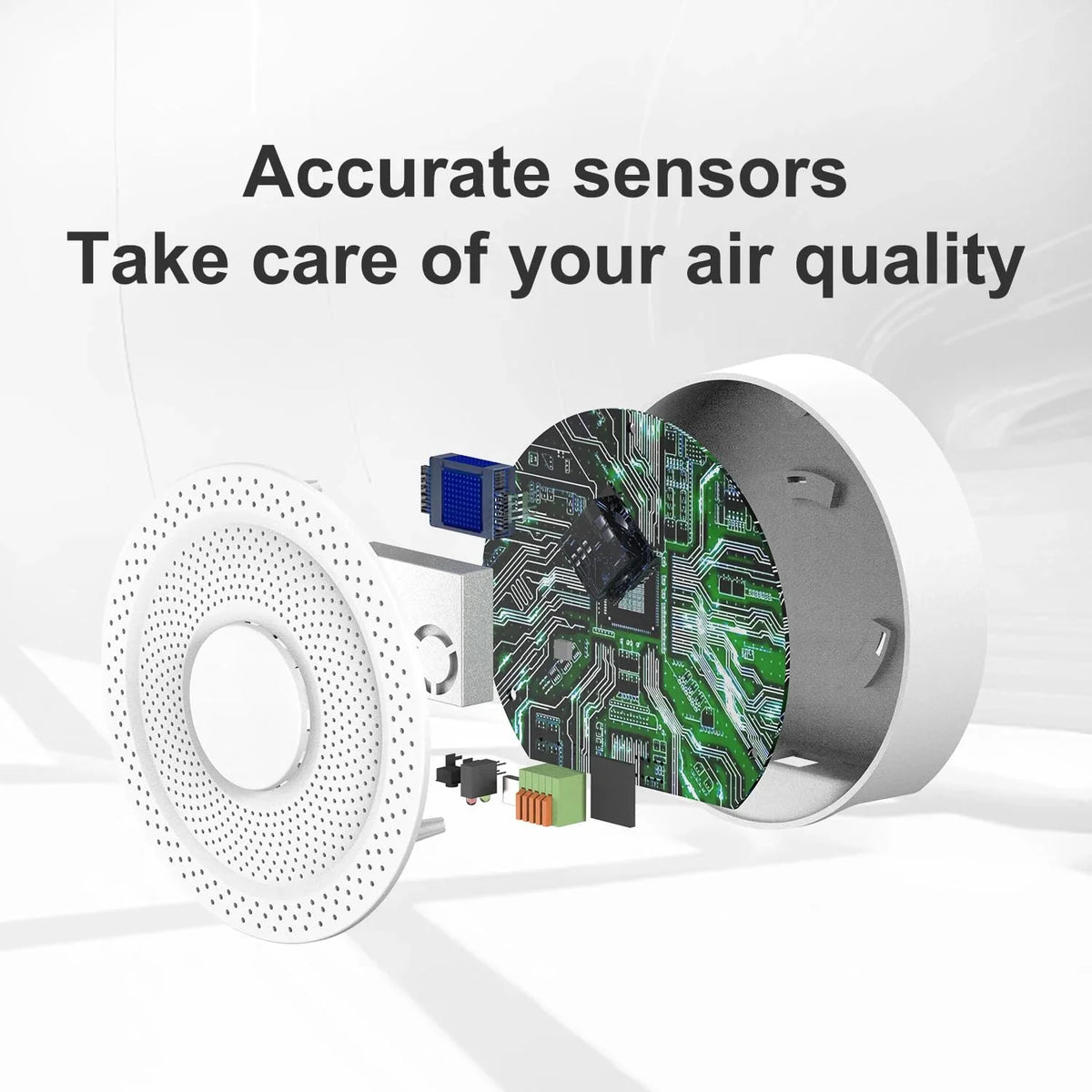 '- AQS1 Multiple CO2/CO2e, Alerts, Temperature 9-in-1 WiFi/RS485/LAN grade TVOC, Connectivity Air Monitor UbiBot & Humidity, PM1/2.5/10,