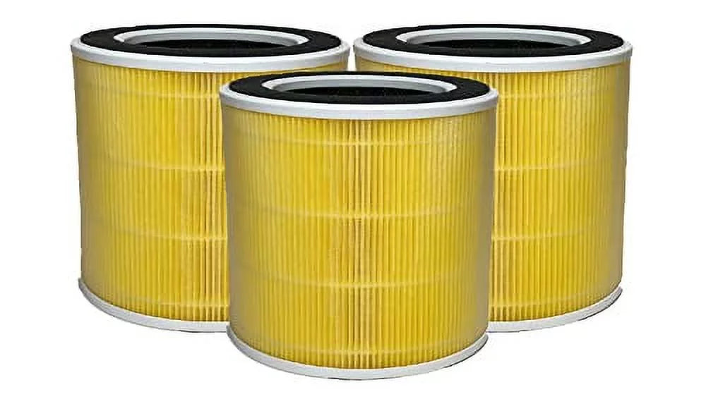 RP-AP089W Carbon RP-AP089B 4-in-1 Filter RP-AP089 Pack RENPHO HEPA purifier / True For Part Nispira RP-AP089-F1, Replacement Activated 3 Air