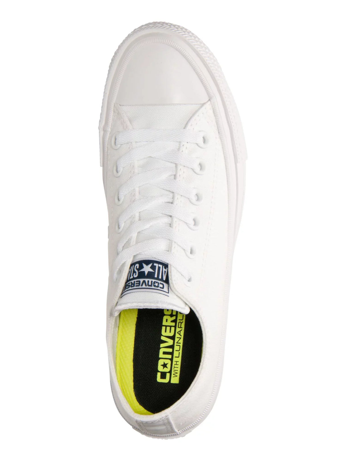 Internal Logo Cushioned Ii Removable Insole Women's 5 Athletic Converse Lace-Up Goring Platform Chuck Sneakers White
