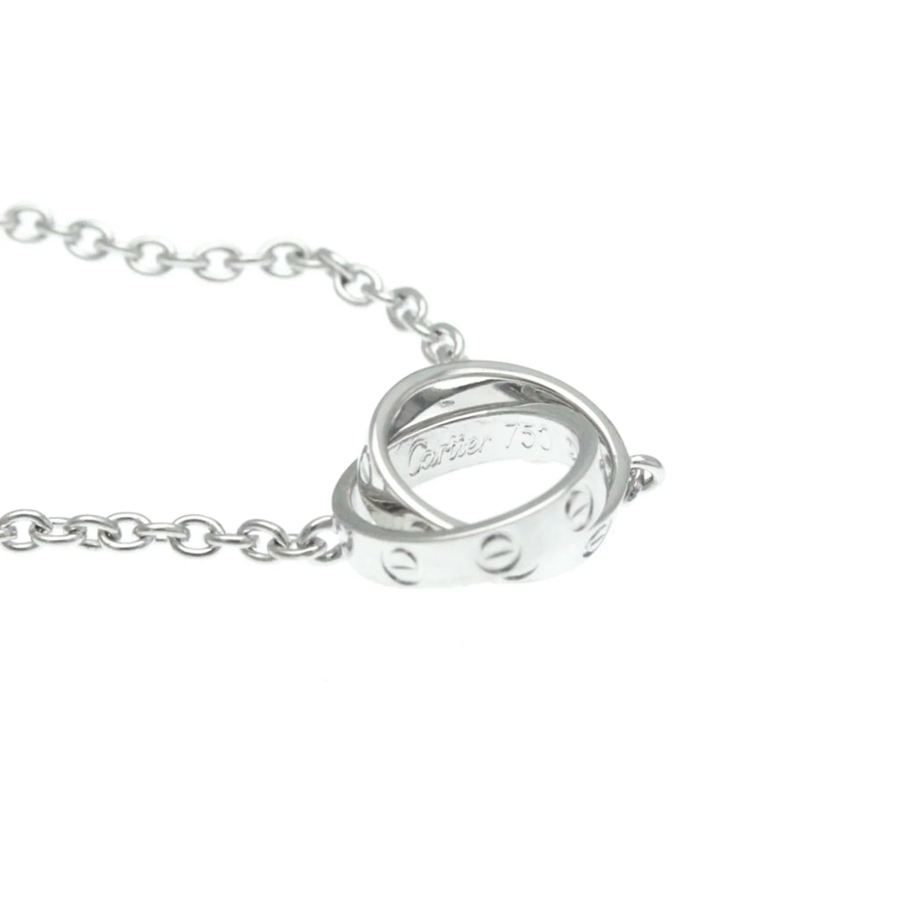(Good) Cartier (18K) Gold B7212500 Necklace Women's Pre-Owned White Love