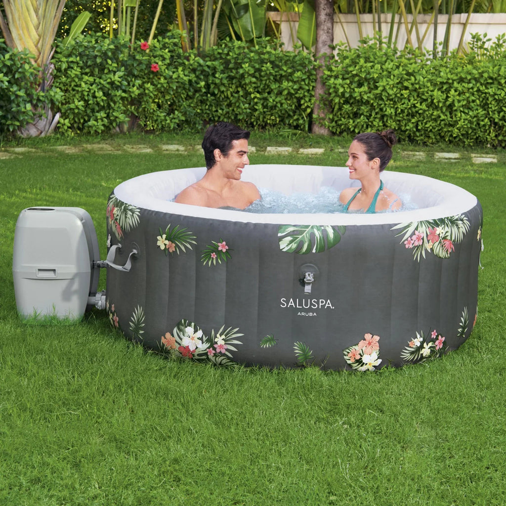Hot Aruba Inflatable Canopy SaluSpa Shade Sun SaluSpa Bestway with Tub