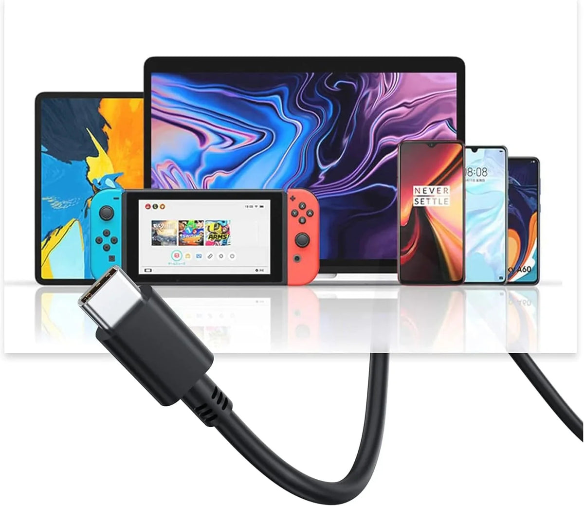 Ac 45w 81MA0022US Lenovo 100e USB-C Compatible with Power Guy-Tech Cord Chromebook Adapter