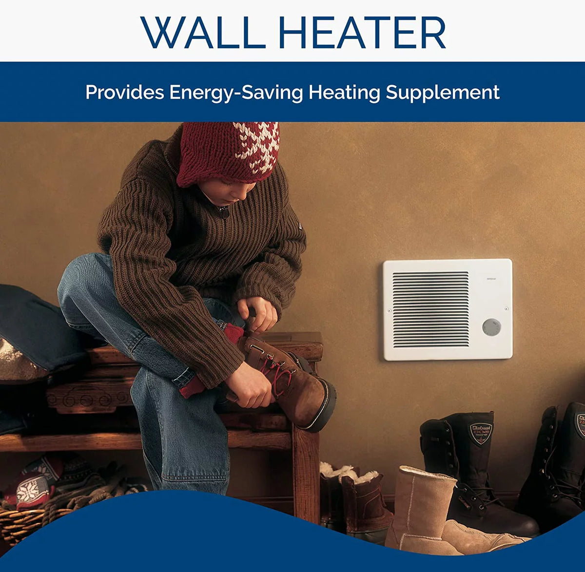 Broan - Heater Wall 170 White