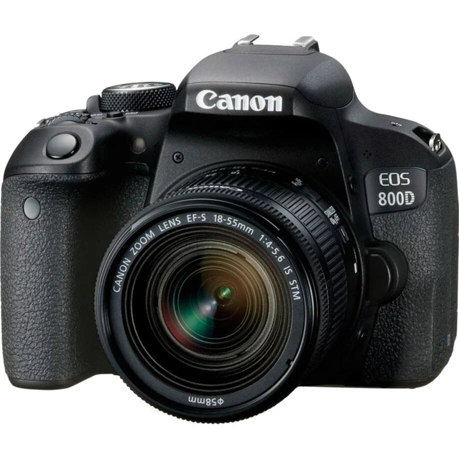 Megapixel 0.71", 800D Black 2.17", Lens, with SLR EOS Digital Camera Canon 24.2