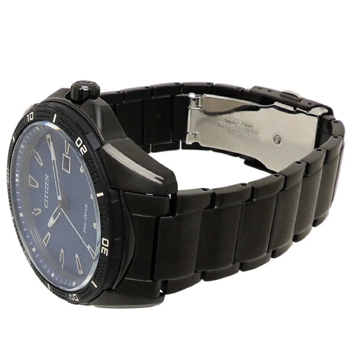 Citizen Eco-Drive (Good) Men's Steel Watch (J810-S115973) Pre-Owned Dial AW1585-55L Blue Stainless