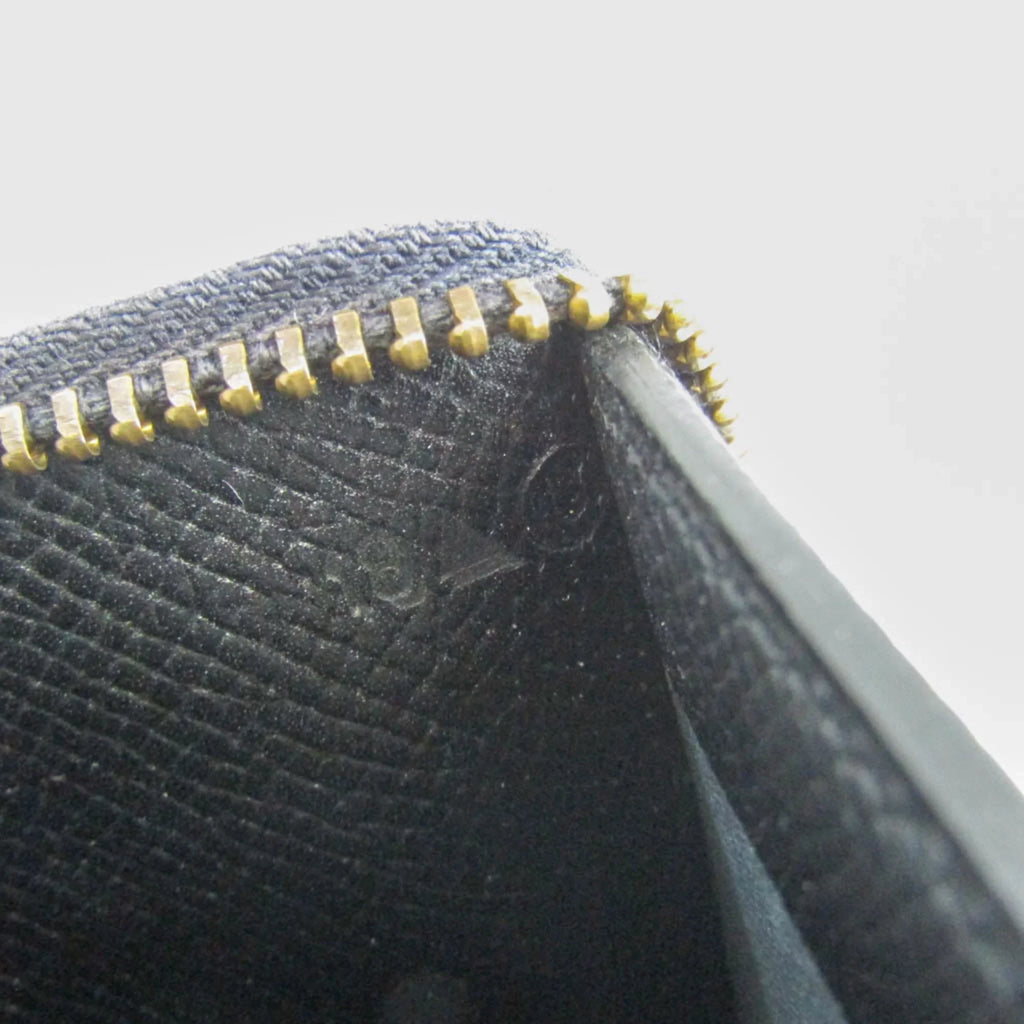 Epsom (bi-fold) Wallet Men,Women (Good) Case Long Black Hermes Pre-Owned Leather Travel
