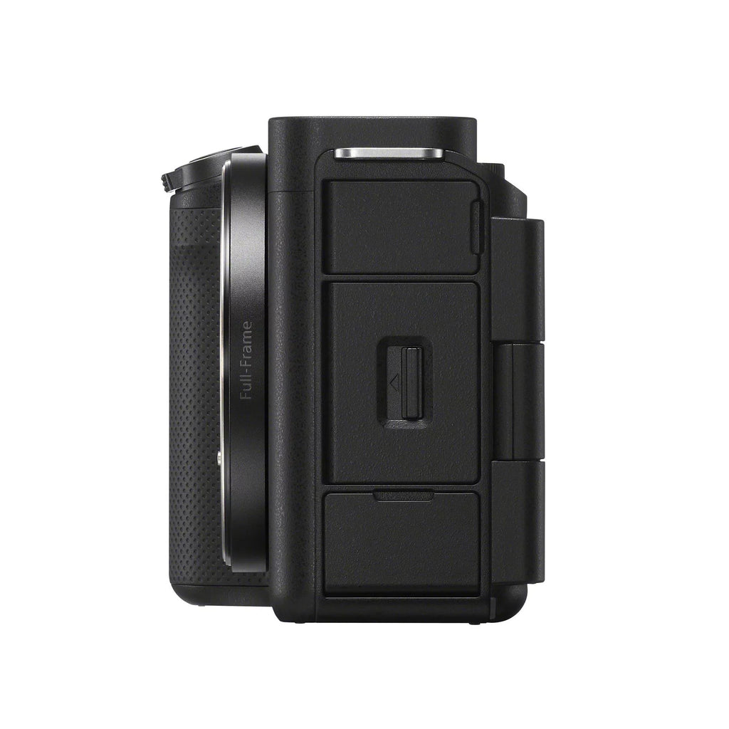 ZV-E1 Mirrorless 50mm Lens, Grip, Camera Alpha Kit and Mic with (Black)