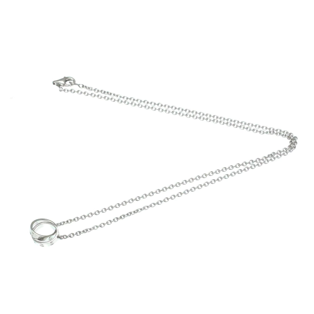 (Good) Cartier (18K) Gold B7212500 Necklace Women's Pre-Owned White Love