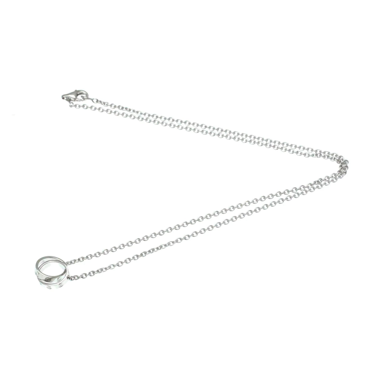 (Good) Cartier (18K) Gold B7212500 Necklace Women's Pre-Owned White Love