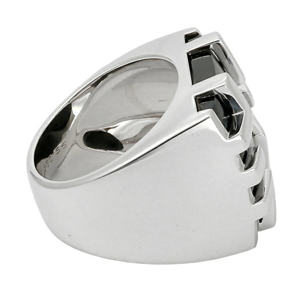 Eye Tiger Cartier Gold Ring Dragon (Good) the Pre-Owned K18WG of Kiss White