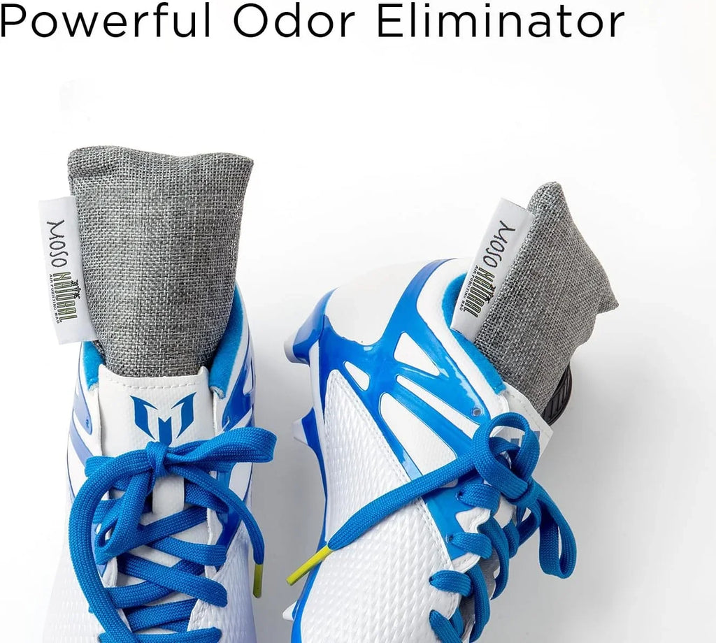 75g Year Gym Moso Charcoal Scent Absorber. Odor Bamboo Purifying 2 Shoes, Bags. Bags) Moso Lifespan! Packs Bags Mini Two Free for A and Gear. Air Odor Eliminator Natural of Sports (Two Premium