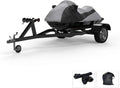 250 Fit & Contour - from Storage Ski - Cover LX & Weatherproof Jet Protect Ultra Straps Rain Trailer Includes Color Bag 2007-2008 Trailerable Sun! Custom climate - Gray/Black Kawasaki for All -