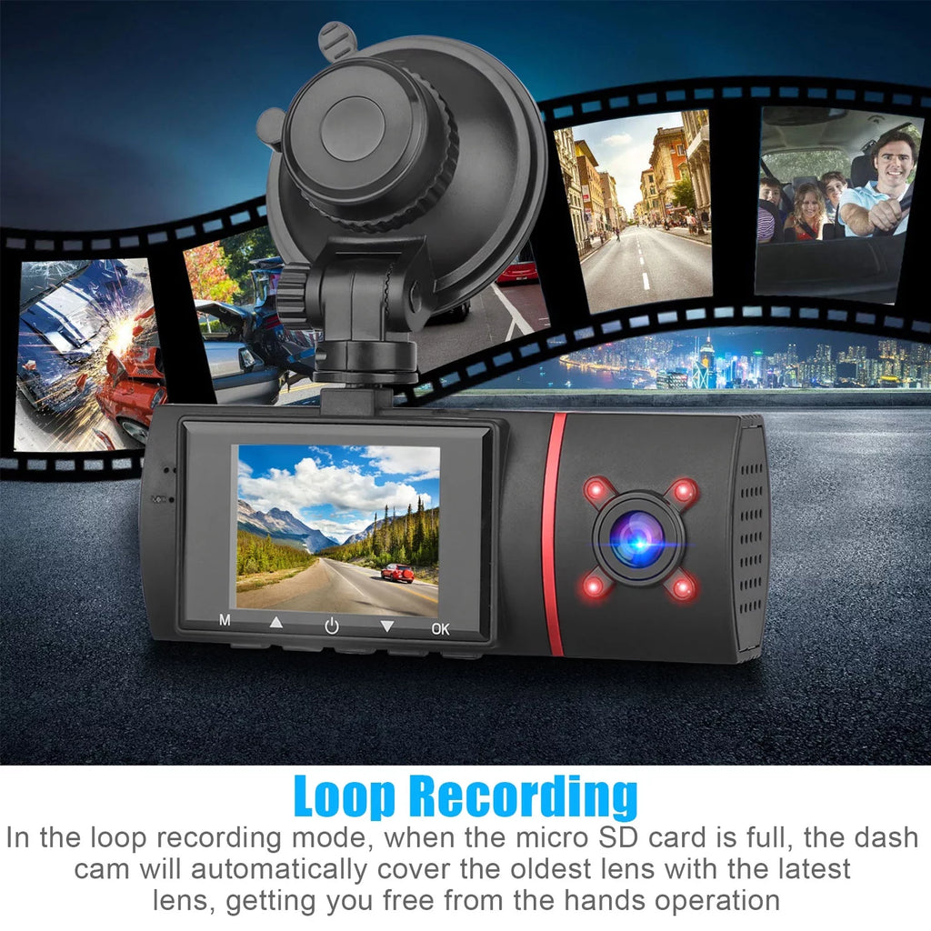 DVR Screen, 1080P Parking 2" 170° EEEKit Recorder Front Loop WDR, with G-Sensor, Dash with Monitor Dashboard Cam, Night Vision, Car Driving Car and IPS Car Inside Recording, Wide Camera Angle, Dual