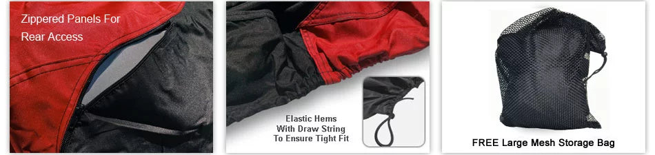 '- Ski Color Jet Storage Trailerable Rain, Sun, Straps from - Cover All Rays, Trailer Wave And For Protects Includes - Bag / RED FX And YAMAHA climate Runner UV Black 2006-2011 - More! Weatherproof