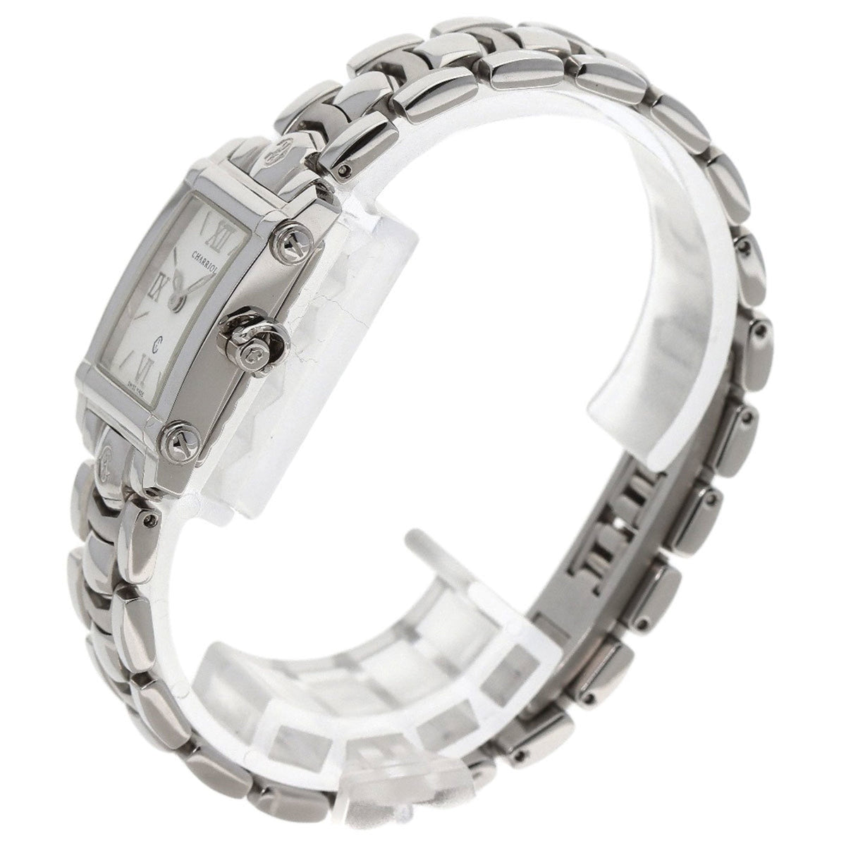 Ladies Columbus Ref.9012911 CHARRIOL Philippe Stainless PHILIPPE Steel/SS Watch (Good) Charriol Pre-Owned