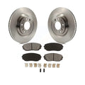 And Semi-Metallic CX-9 Kit Front Rotors For 2007-2015 Brake Disc Auto - Mazda Transit K8S-100535 Pads