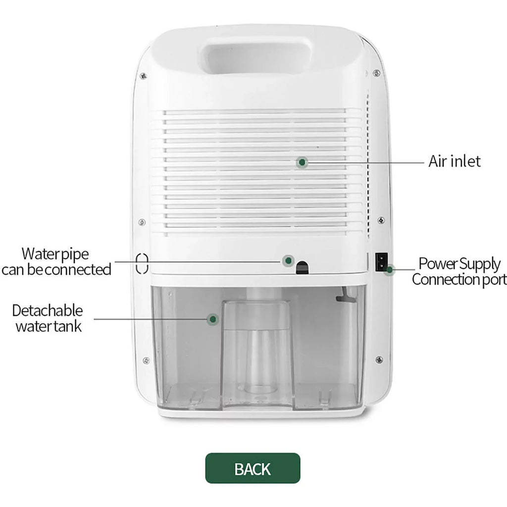 Hose Bedroom Dryer Caravan Moisture for Compact w/ Drain MIni Portable 2.5L ZhdnBhnos Dehumidifier Tank liquid Garage RV
