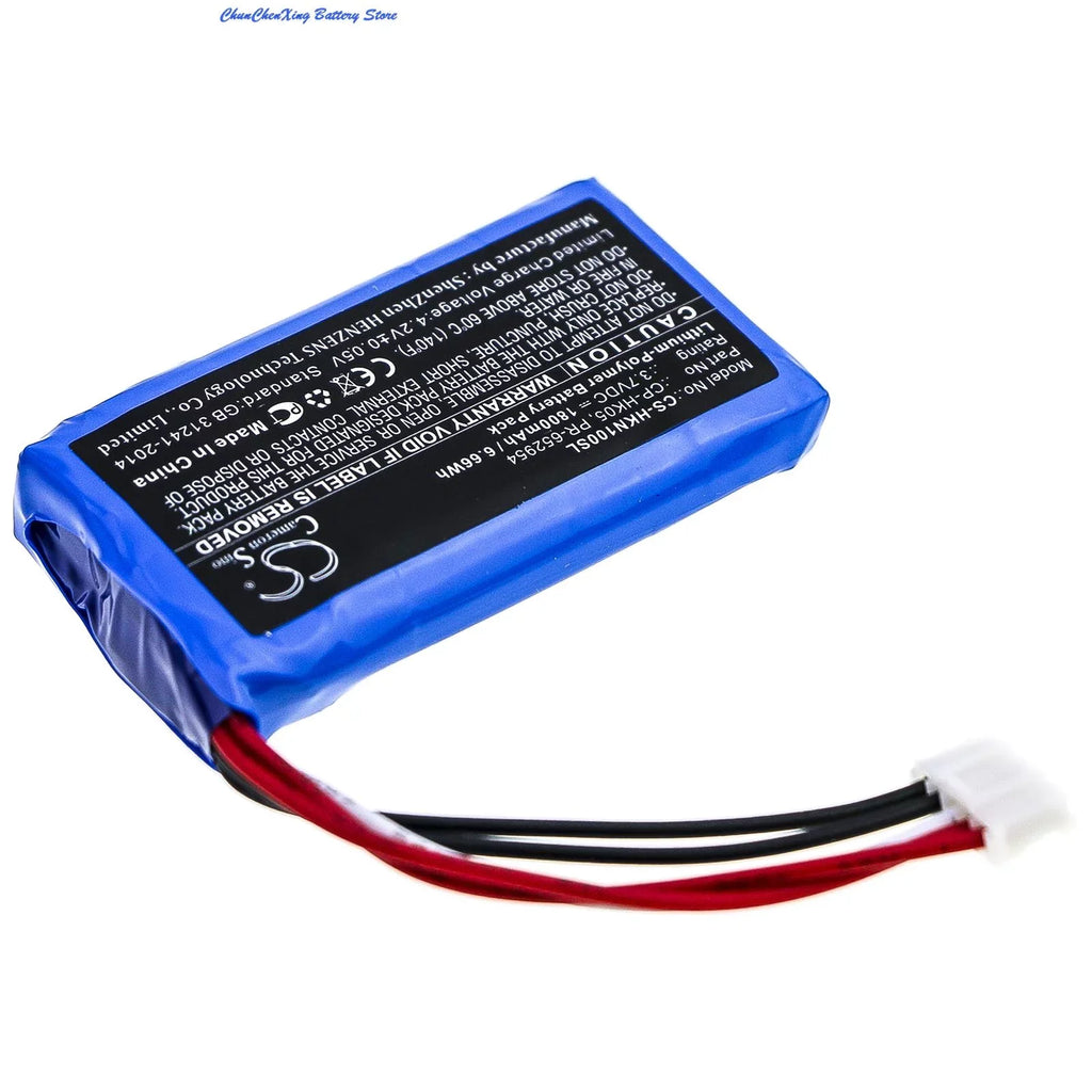 One for Speaker Harman/Kardon PR-652954 CP-HK05, ALLCCX Battery 1800mAh