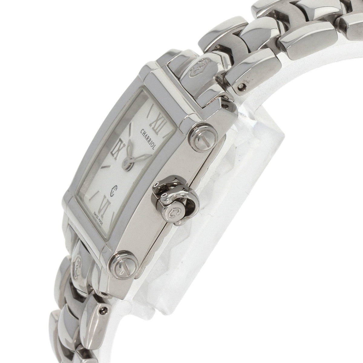 Ladies Columbus Ref.9012911 CHARRIOL Philippe Stainless PHILIPPE Steel/SS Watch (Good) Charriol Pre-Owned