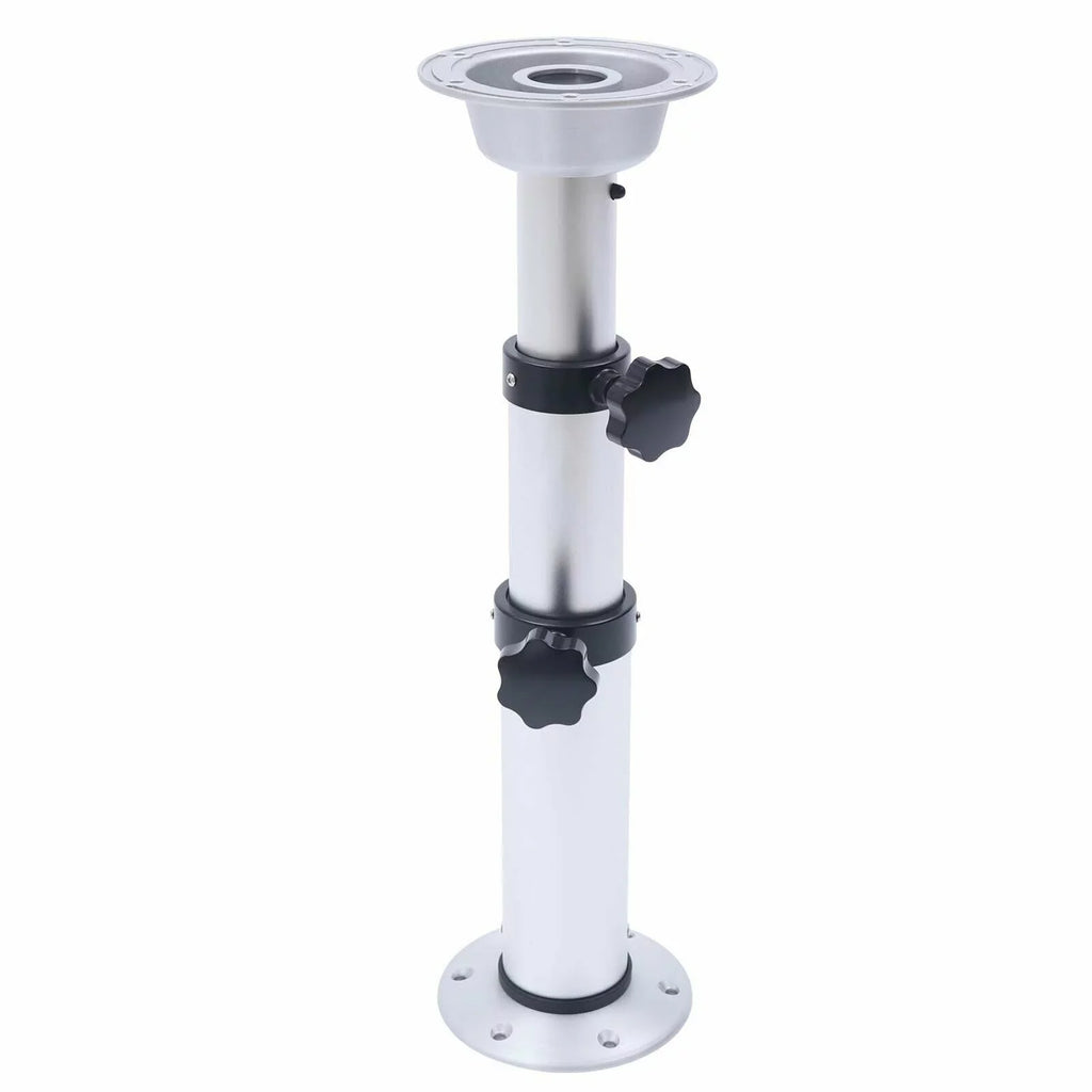 Motorhome Pedestal Frame Mount Table Leg Boat Alloy Aluminum Thickened for Miumaeov Table 16.9"-29.1"Adjustable Base Removable Camper Marine Stand Caravan RV