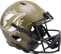 To 2022 Dolphins Replica Service Miami Speed Salute Helmet Riddell