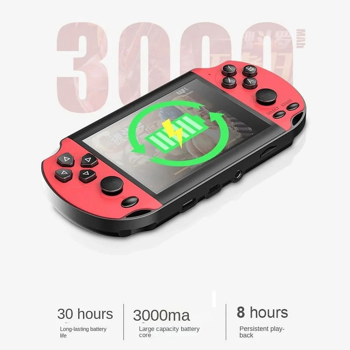 For Game 16-bit Console Retro 3.5 Out Mini Screen Pocket 1 Game Portable IN Console 1200 Gift Handheld TV Kids AV Inch Player
