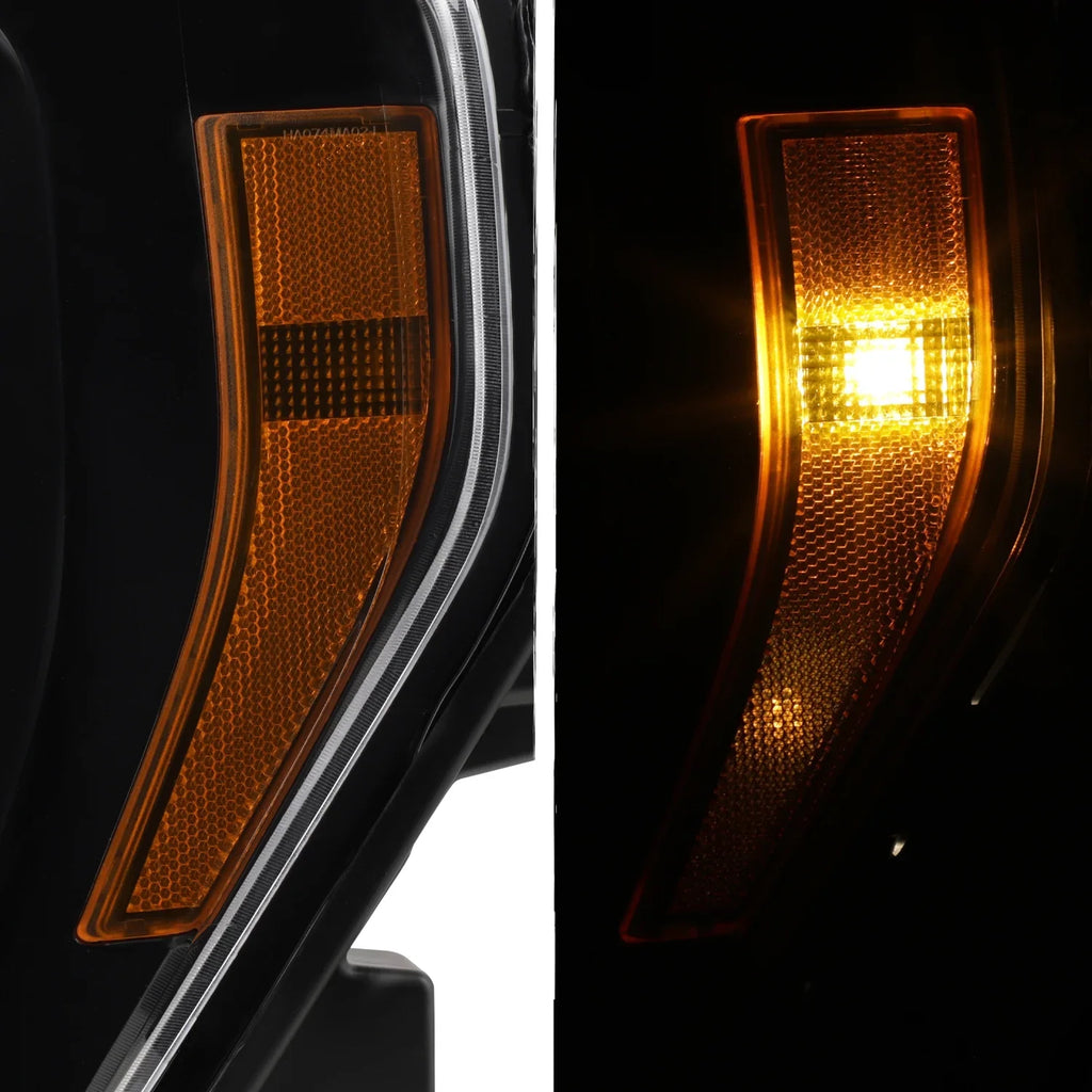 2021 Truck Headlamp design [Halogen Driver F150 Black Side 2023 Housing Fit Headlight 2022 Pickup Type] - AKKON Left OE