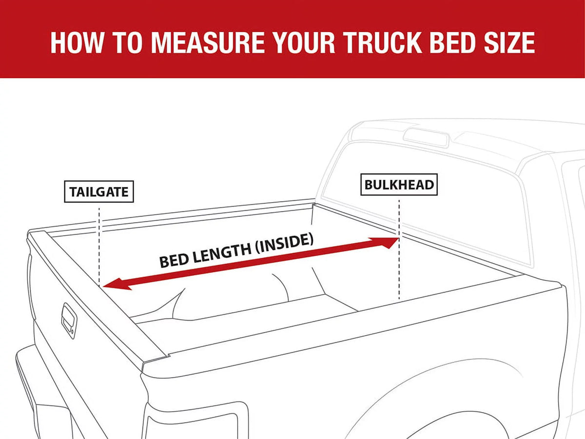 Truck Ram | Tonneau | (NOT Compatible Cover 1500 Classic) 19-23 6'4" Soft Quad-fold TCD484045 Body (76") 2019-2024 New Bed Bed FIT MaxMate with